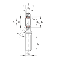 US GAR50-UK-2RS, (j) DIN ISO 12 240-4 ˜ݼySoɂ(c)ܷ