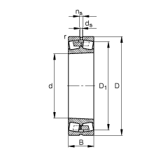 {(dio)ĝLS 24088-B-K30-MB, (j) DIN 635-2 ˜ʵҪߴ, FףF 1:30