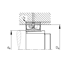 {ĝLS 23172-K-MB + AH3172G,  DIN 635-2 ˜ʵҪߴ, F׺ж